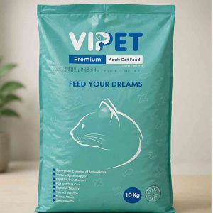 غذای خشک گربه وی پت VIPET Premium Adult Cat Food وزن ۱۰ کیلوگرم